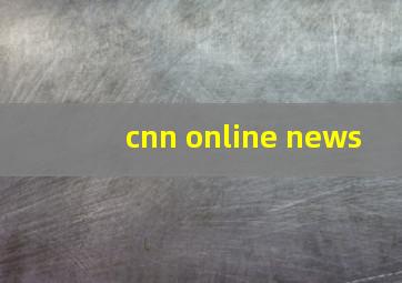 cnn online news